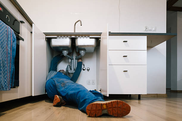 Professional Leak Detection technician working in Montague, MI